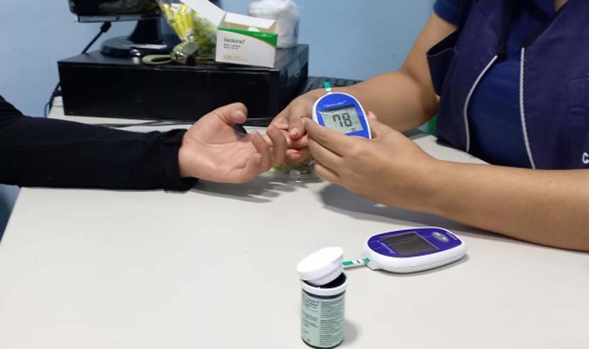 Unidade de Saúde Renato Medeiros realiza ação de prevenção ao diabetes