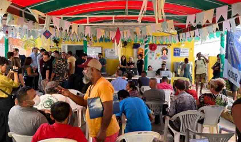 MPF atende a pessoas em situação de rua durante III Ação Itinerante Interinstitucional em Porto Velho (RO)