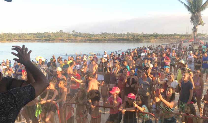 Cerca de 10 mil pessoas participaram do Festival de Praia de Jaci-Paraná