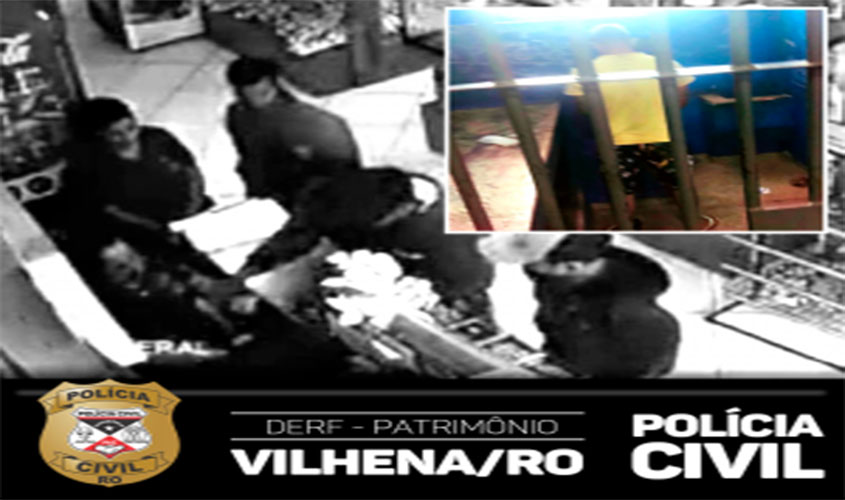 1ª DP de Vilhena esclarece roubo, prende suspeito e recupera objetos