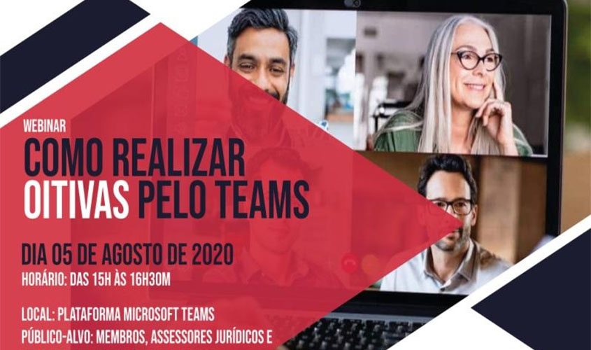 ESMPRO abre inscrições para curso ‘Como Realizar Oitivas pelo Teams’