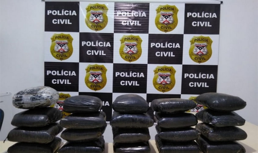 Polícia Civil apreende mais de 22 quilos de cocaína em São Francisco do Guaporé