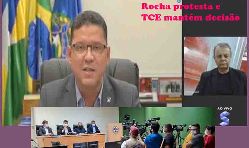 TCE AVALIZA DECISÃO QUE PODE ACABAR COM OBRAS DO HEURO E ROCHA FALA EM INTERVENÇÃO COM VIÉS POLÍTICO