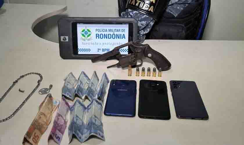 PMRO prende suspeitos de roubos na região central do Estado