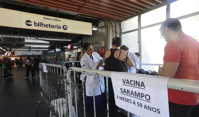 Ministério da Saúde reforça vacinação contra o sarampo