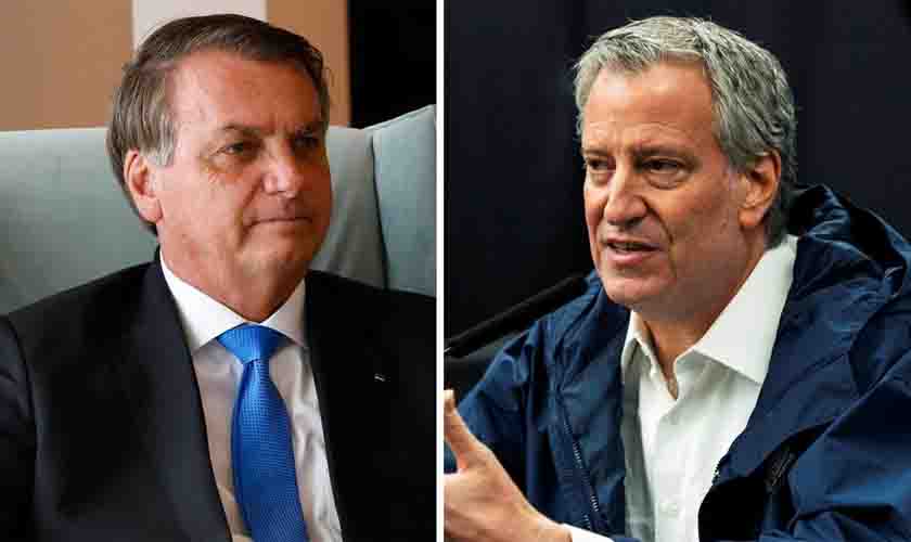 Prefeito de Nova York envia recado a Michelle Bolsonaro: 'Mande seu marido se vacinar também'