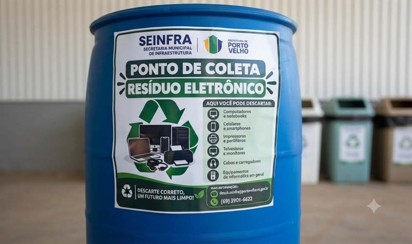 Prefeitura cria ponto para descarte de eletrônicos