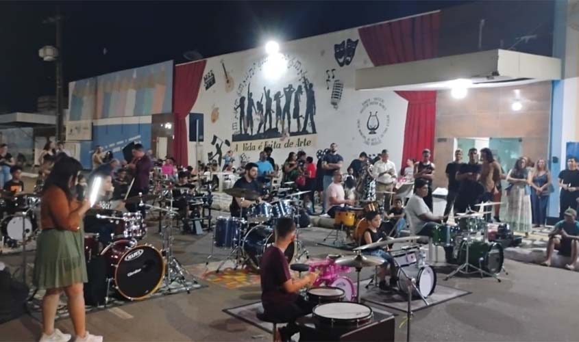 Centro Jorge Andrade reúne percussionistas em Porto Velho
