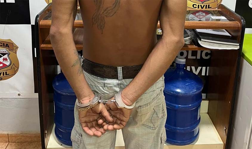 Polícia Civil prende em flagrante autor de Homicídio