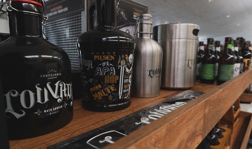 Louvada realiza promoção de Black Friday de Growler personalizado com 20% de desconto