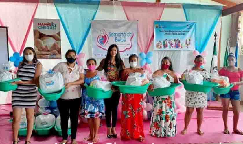Programa “Mamãe Cheguei” contempla gestantes com um kit enxoval