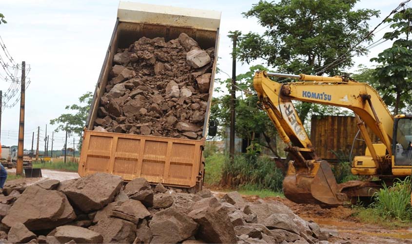 Governo inicia execução de obras na Estrada do Belmont em Porto Velho