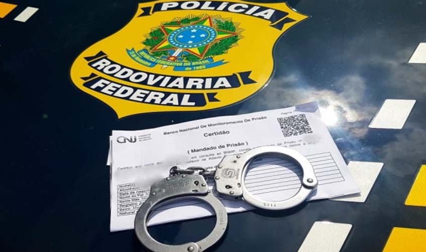 No dia do seu aniversário, foragido é preso pela PRF em Rondônia