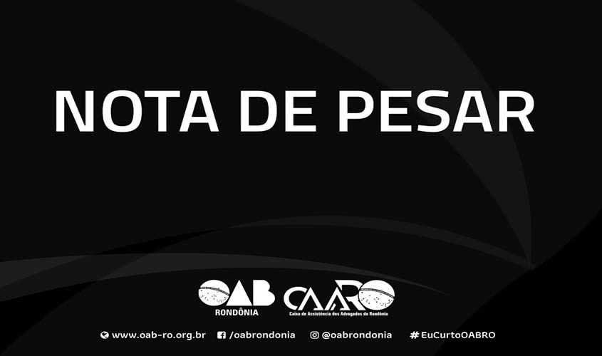 Nota de pesar – Jorge Honorato