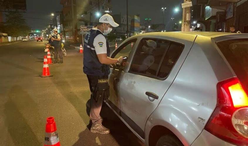 Ações da Operação Lei Seca são realizadas em Rondônia para coibir sinistros de trânsito