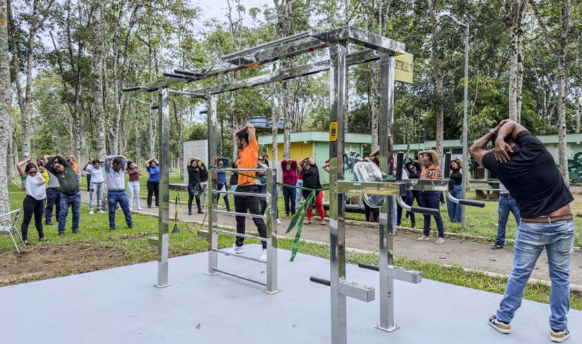 Estação de treinamento é entregue à população no Parque Circuito