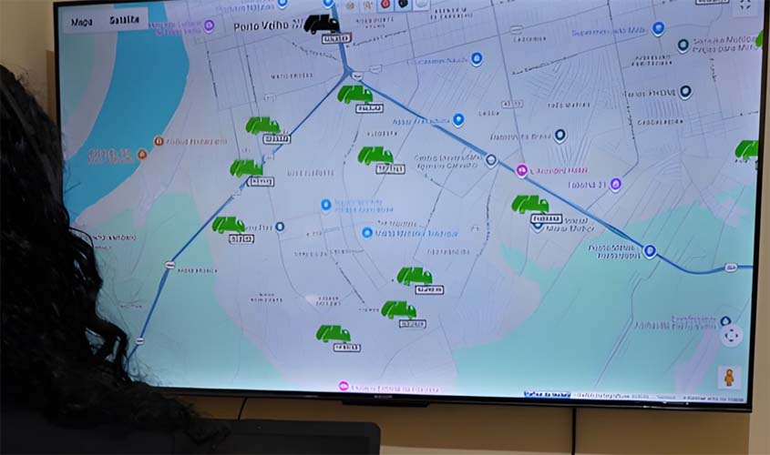 Monitoramento 24h e GPS garantem coleta em Porto Velho