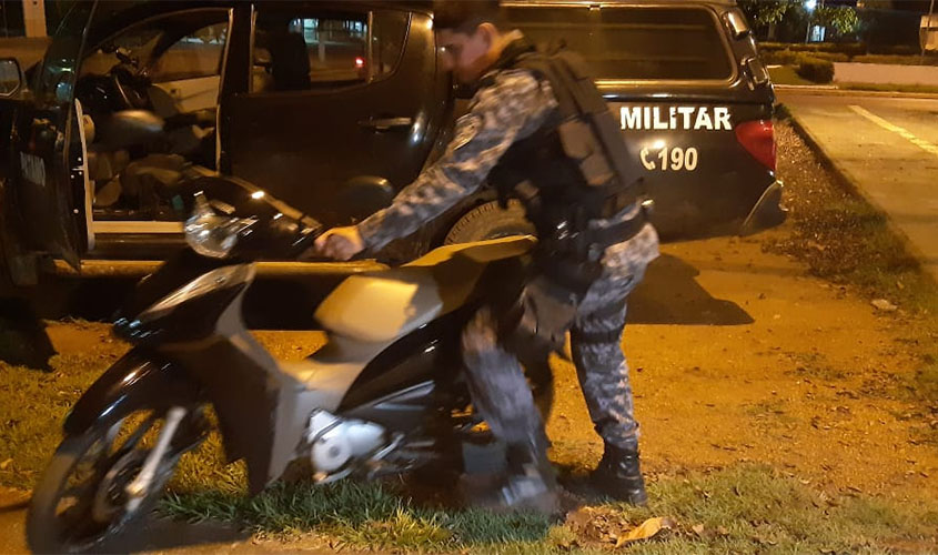 Patamo recupera motoneta furtada 