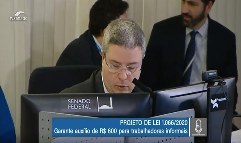 Ao vivo: Senado vota pagamento de auxílio emergencial de R$ 600  