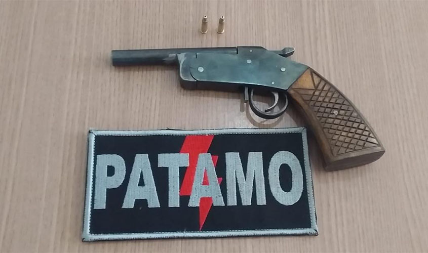 Garrucha é apreendida durante Patrulhamento Rural