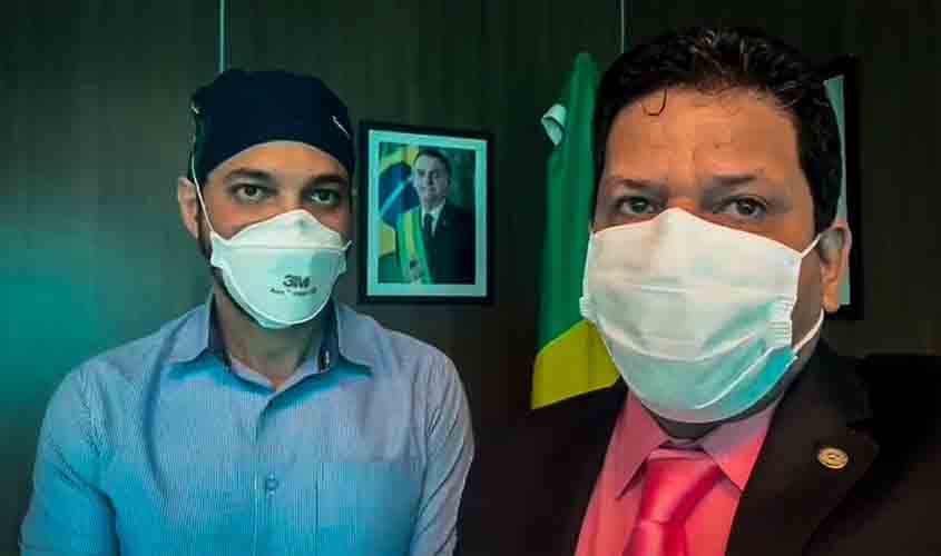 Jair Montes se reúne com secretário estadual de saúde para saber como está a distribuição de vacinas no estado