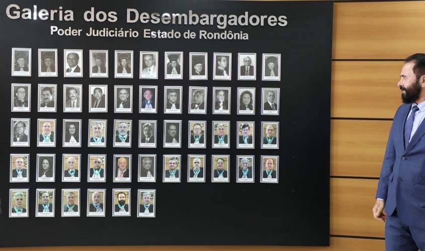 Inaugurada Galeria de Desembargadores do Tribunal de Justiça Rondônia