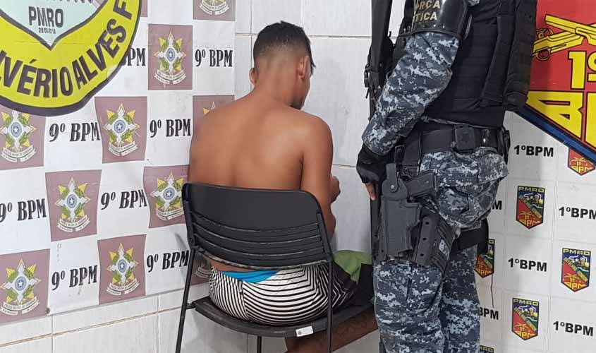 Força Tática recebe denúncia e prende suspeito com arma e rádios comunicadores no Orgulho do Madeira