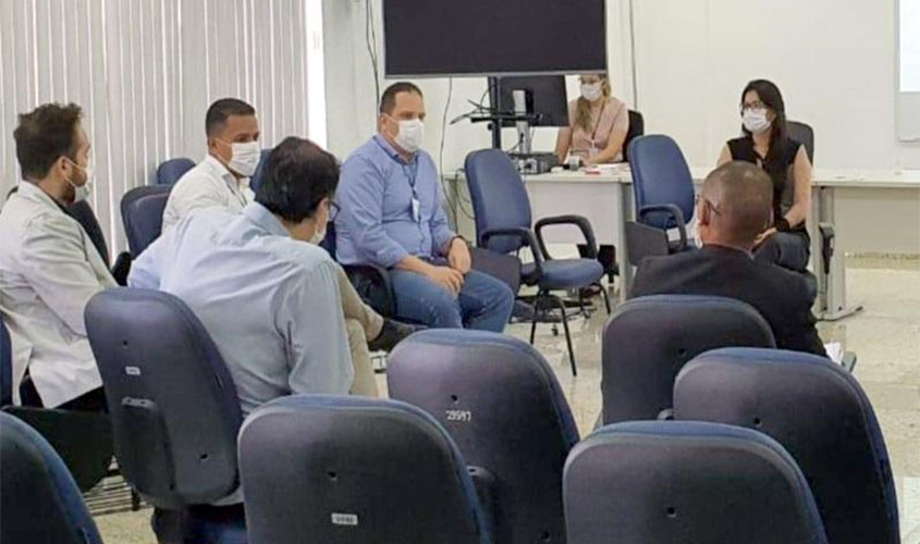 MP realiza reunião com representantes de órgãos do governo para discutir contratos emergenciais em decorrência da Pandemia de Coronavírus