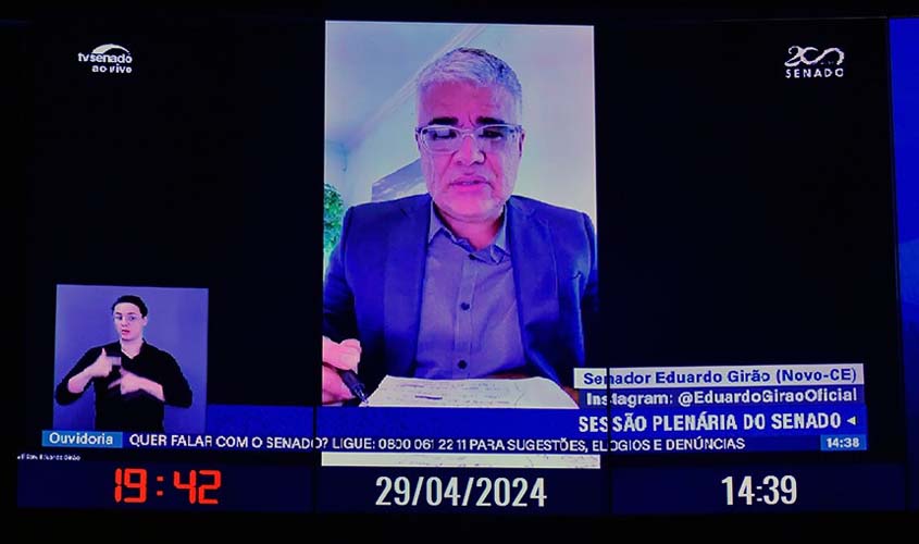 Após jantar de Lula com STF, Girão cobra Senado sobre independência entre Poderes