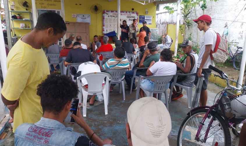 Centro Pop de Porto Velho realiza confraternização Pascal com as pessoas em situação de rua
