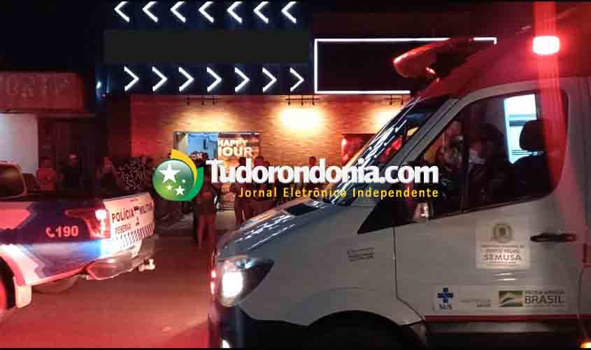Segurança de bar é ferido a tiros na zona leste de Porto Velho