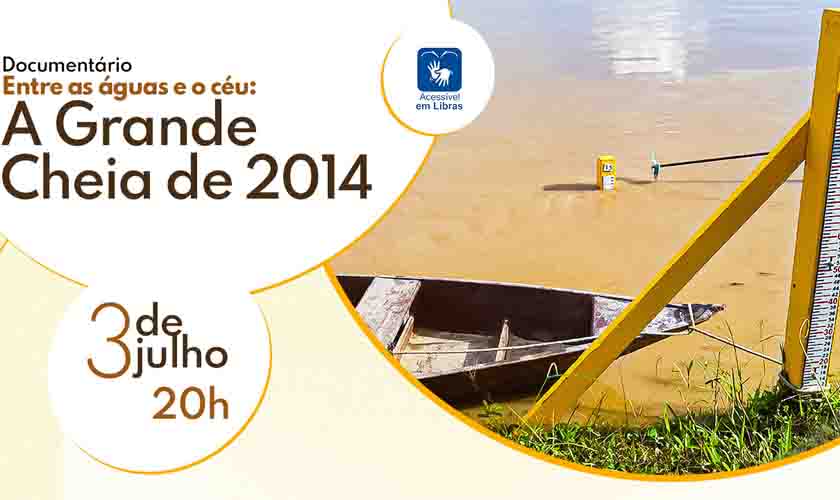 Documentário “Entre as águas e o céu: a grande cheia de 2014” será lançado neste final de semana.