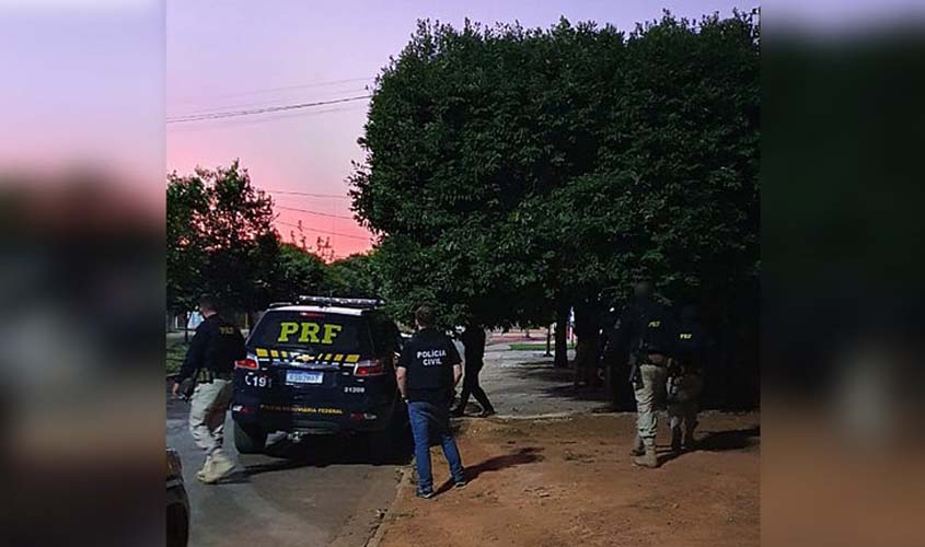 Em Vilhena/RO, PRF e PC/RO executam mandado de Busca e Apreensão