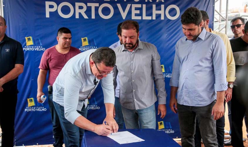 Coronel Marcos Rocha vai assinar Ordem de Serviço para pavimentação asfáltica em Porto Velho