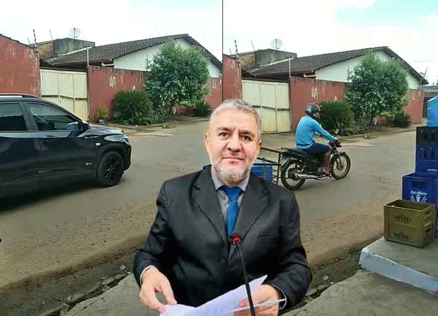 Vereador Fogaça solicita reestruturação de lombada no bairro Aeroclube após recapeamento da via