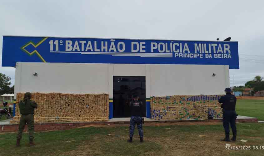 Operação integrada resulta na maior apreensão de entorpecentes da história