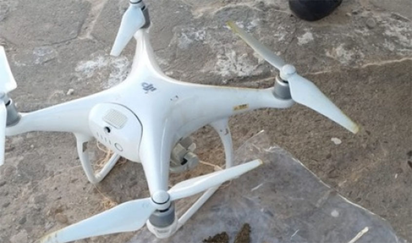 Drone é apreendido ao sobrevoar presídio Agenor Martins de Carvalho com celulares e droga