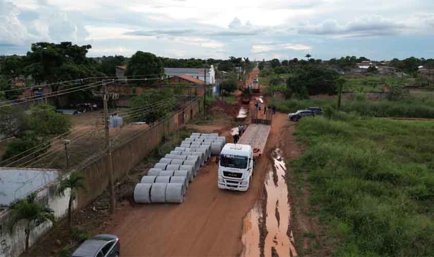 Obras na rua Capão da Canoa serão retomadas na próxima semana com avanço da drenagem e pavimentação
