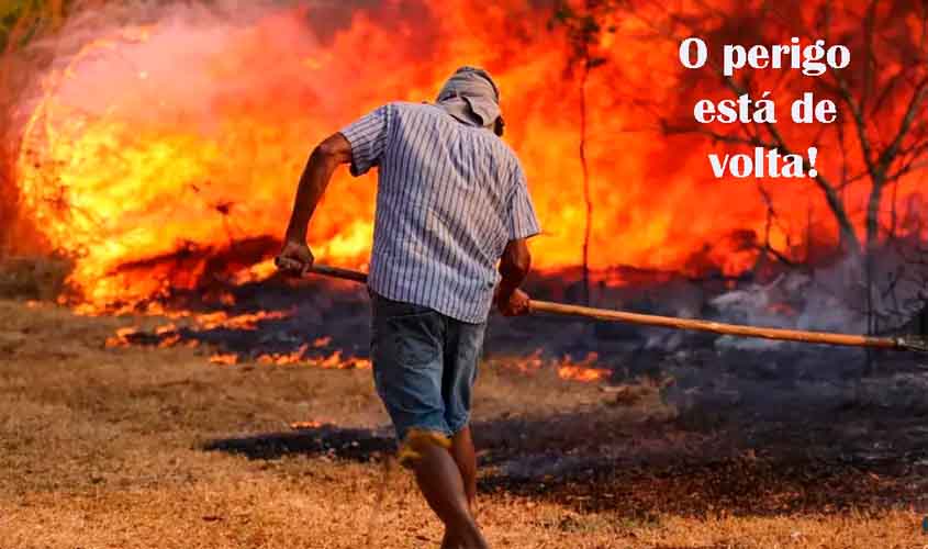 AS QUEIMADAS ESTÃO DE VOLTA, MESMO COM TODAS AS CAMPANHAS E AS MULTAS PESADAS