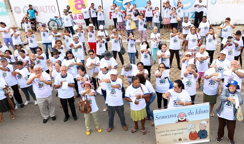 Prefeitura realiza atividades alusivas à Semana do Idoso