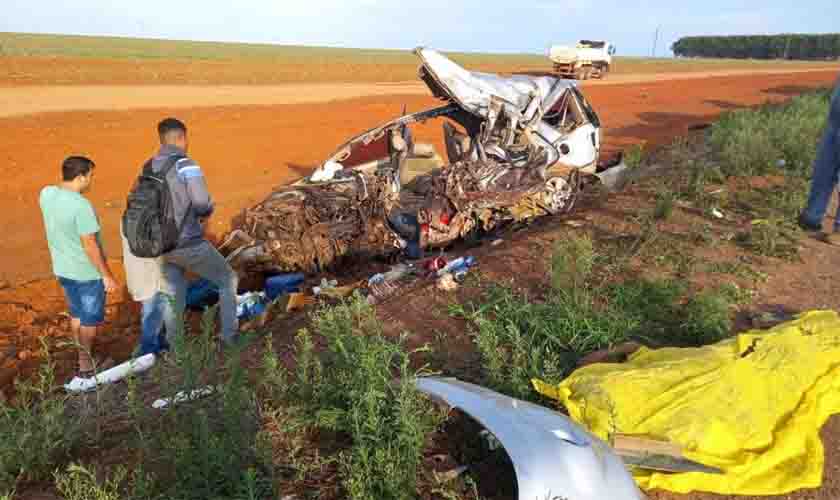 Ambulância que trazia pacientes de Comodoro para Vilhena é atingida por caminhonete na BR 174; mais de 10 pessoas morreram