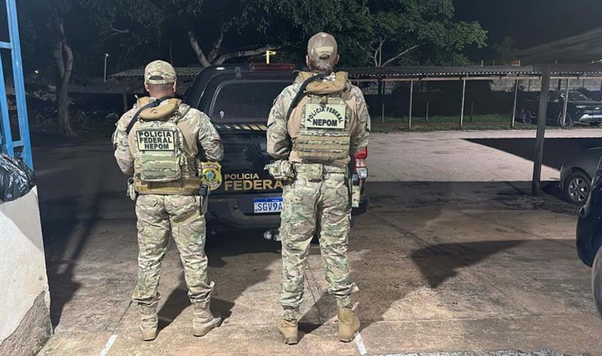 PF e PM cumprem prisão em ação conjunta com Bolívia