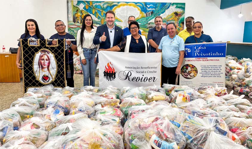 Assembleia Legislativa entrega 1.274 cestas da 3ª Corrida da Democracia