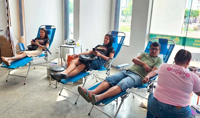 Coleta Itinerante reforça estoques de sangue no estado