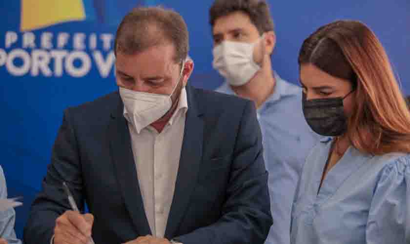 Hildon Chaves assina ordem de serviço para três obras de infraestrutura em Porto Velho