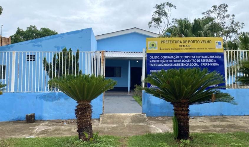 Reforma nas instalações do Creas entra em fase de conclusão