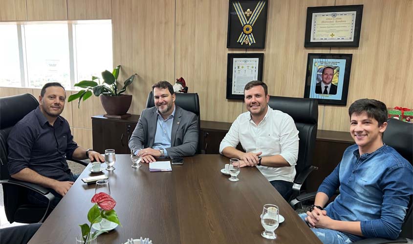 Presidente Alex Redano se reúne com prefeito eleito de Vilhena