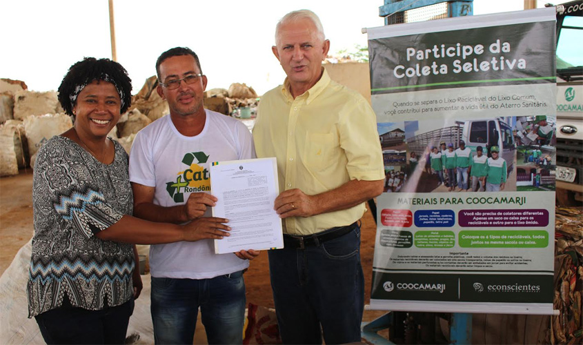 Emenda do Airton Gurgacz garante recursos para cooperativa de catadores de recicláveis