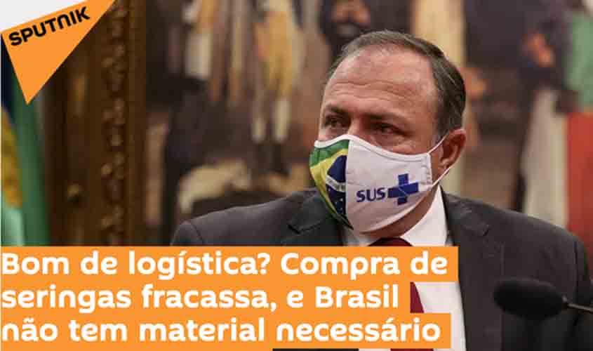 Agência russa de notícias ironiza Pazuello: