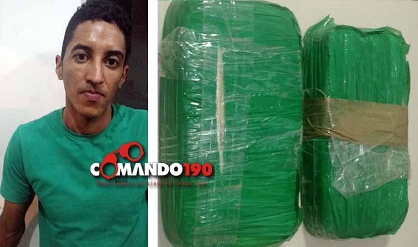 Após denúncia anônima, PM encontra mais de 02 Kg de drogas escondido dentro de apartamento, em Ji-Paraná